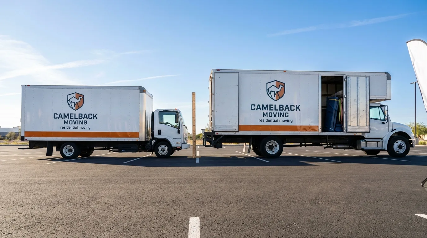 Moving truck size capacity guide in Birmingham